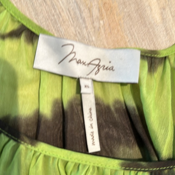 ⭐️ 2 for $10 OR $7 each ⭐️ Max Azria Moss Combo Tunic * slit arms * Tie * US XS - Picture 5 of 6